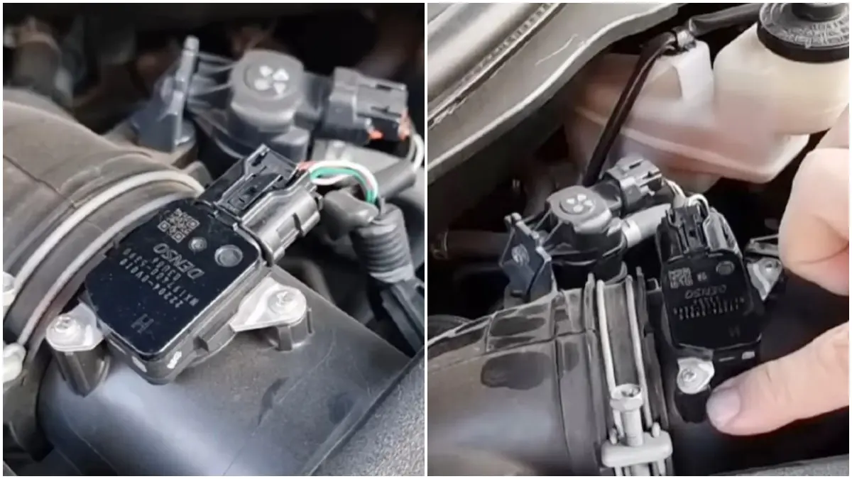 Mass Air Flow (MAF) sensor yang harus dijaga agar tidak boros pengeluaran. (Foto: Kanal YouTube Tips Otomotif Channel)