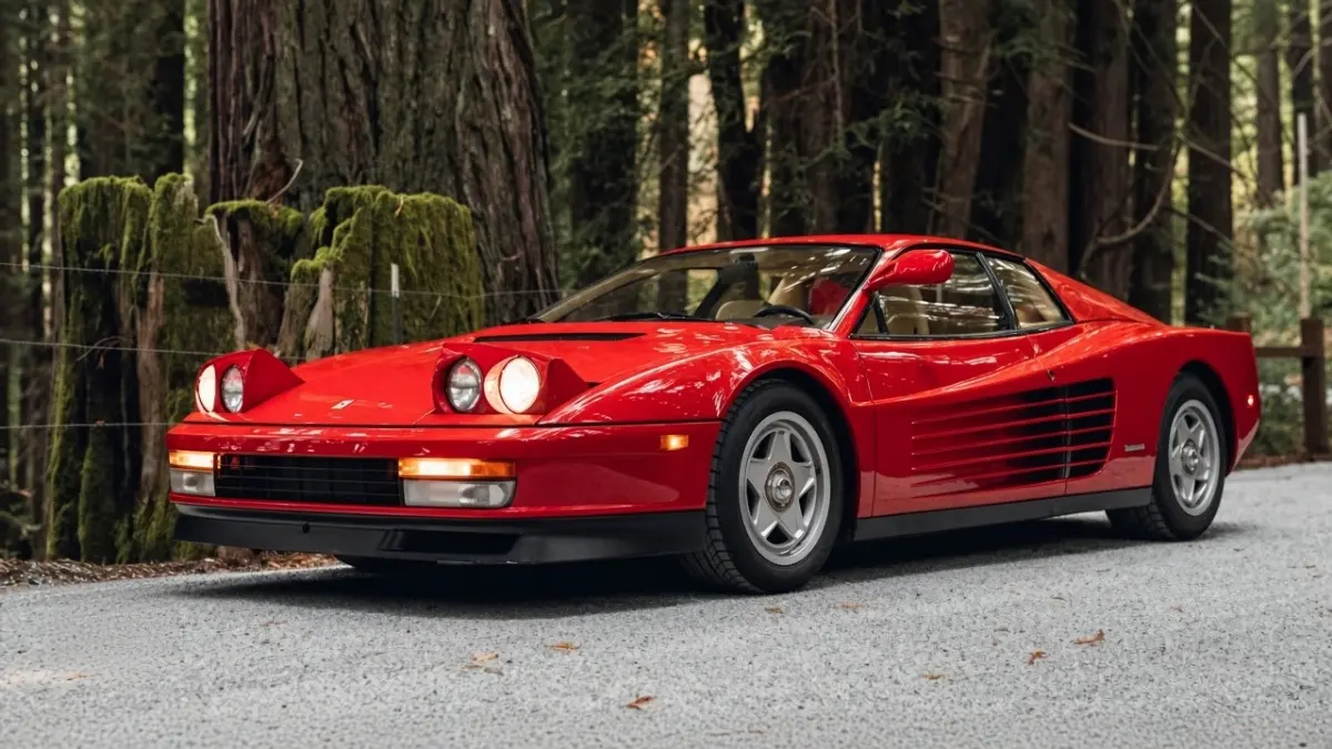Mobil sport legendaris, Ferrari Testarossa (YouTube Fuse box history)