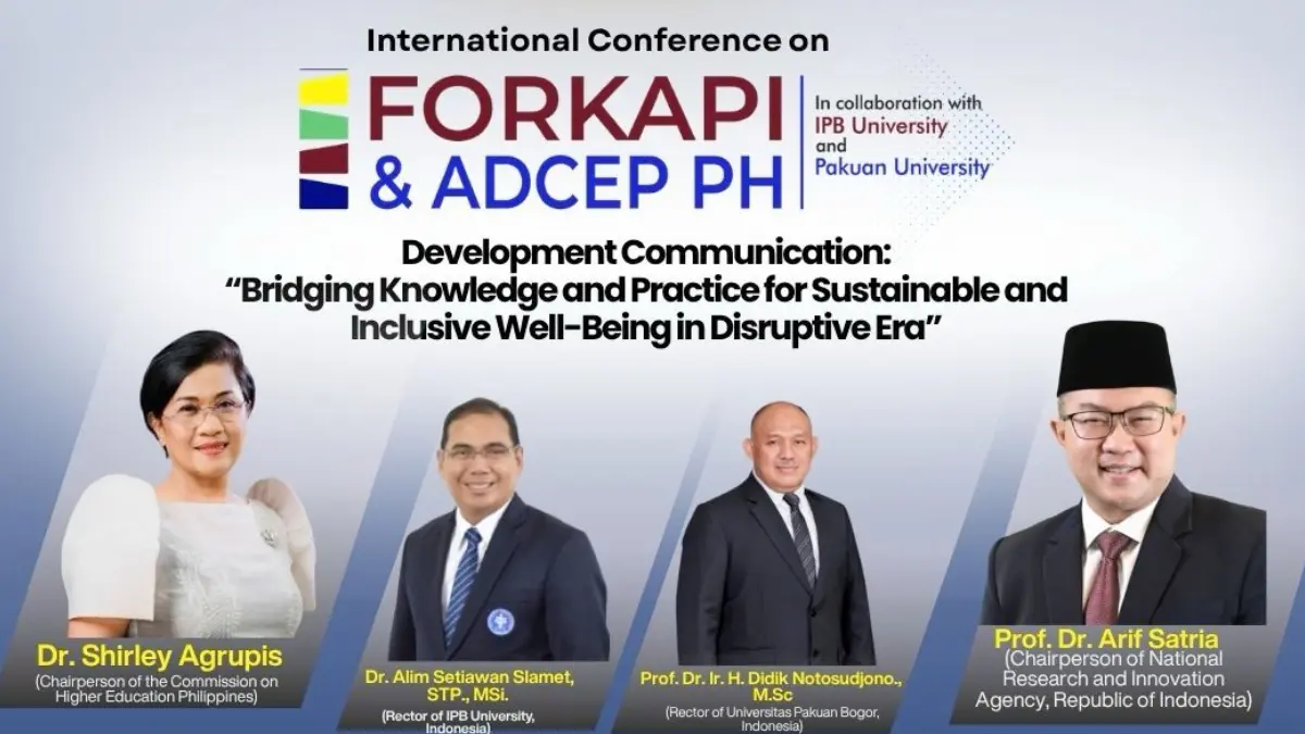 International Conference on Development Communication (ICDC) akan digekar 8 sampai 9 September 2026 di Bogor. (Dok. FORKAPI)