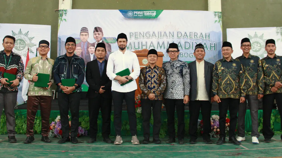 Pengajian PDM Kabupaten Bogor di Ciseeng dihadiri para tokoh, Minggu 6 September 2026. (foto: Tim Media Najlis Pustaka Informasi PDM)