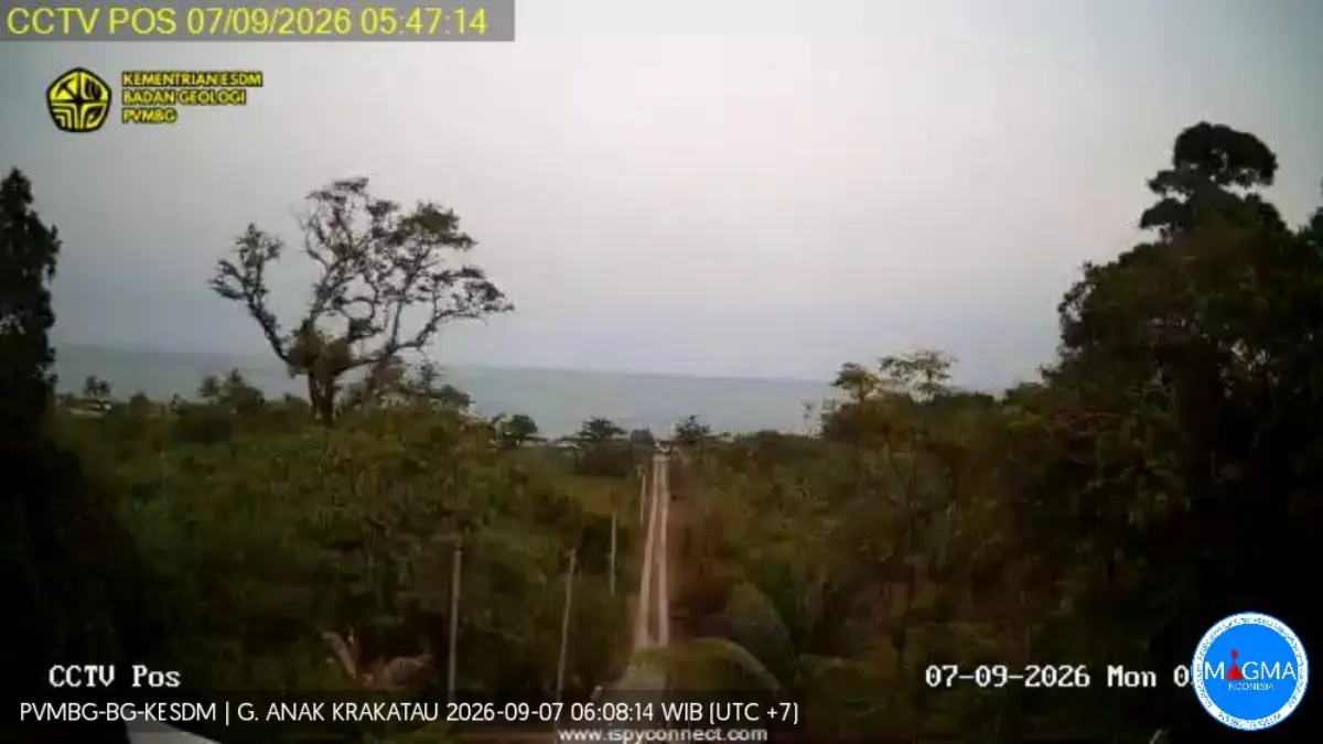 Pengamatan Gunung Anak Krakatau. (PVMBG)