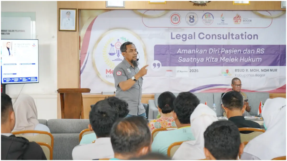  RSUD R Moh Noh Nur Leuwiliang menggelar Sosialisasi Pendampingan dan Bantuan Hukum bagi jajaran rumah sakit.