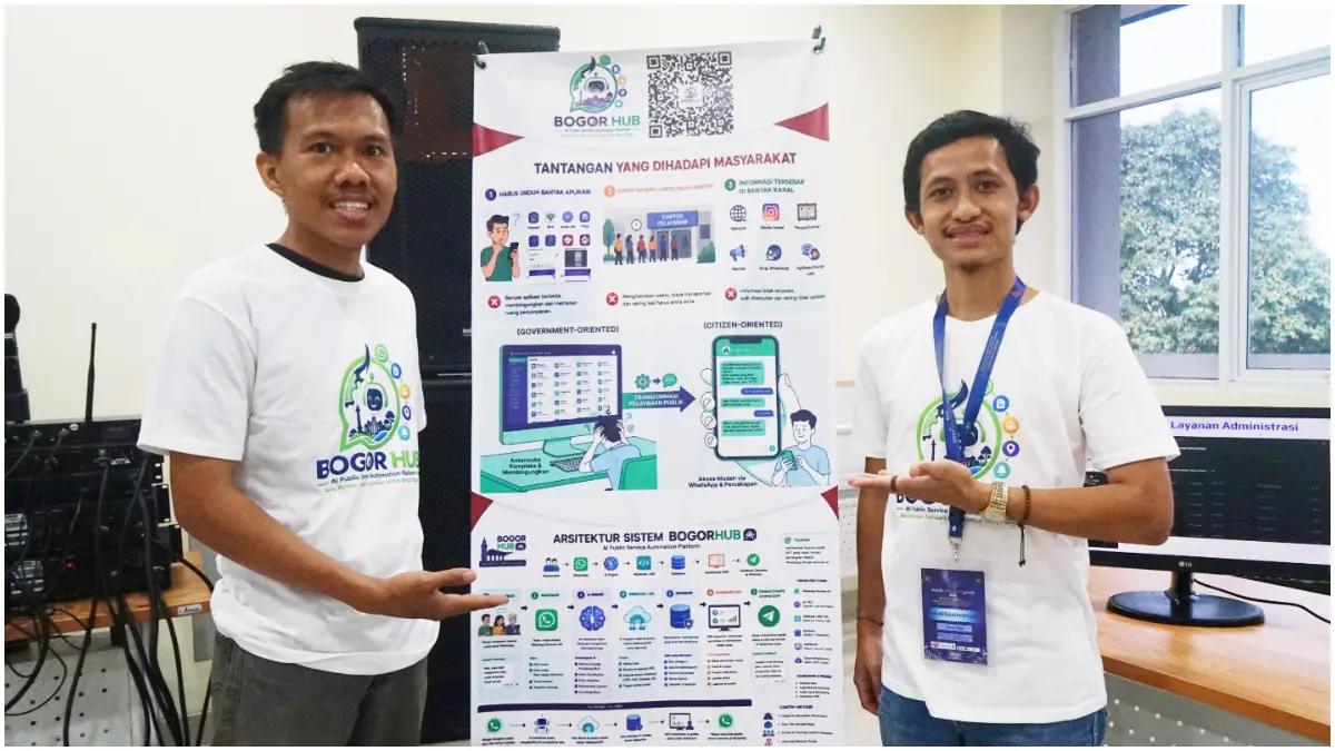 Bogor Hub di arena pameran Fastival Bogor Inovations award 2026 (BIA). (Foto : Sofiansyah/Radar Bogor)
