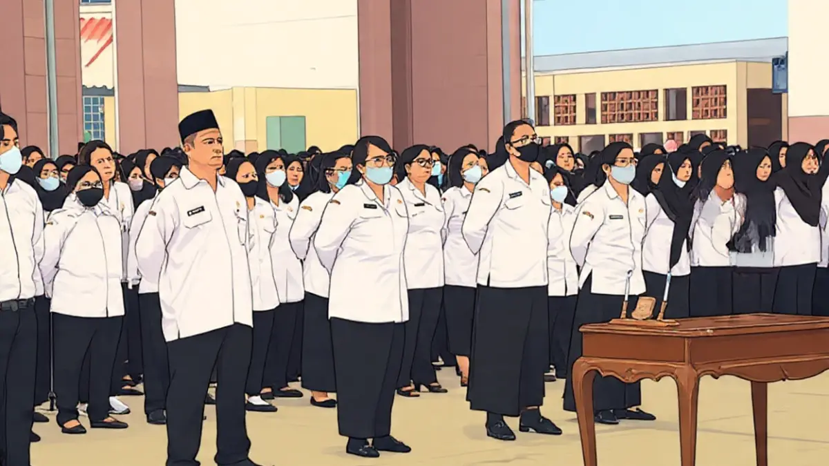 Ilustrasi guru PPPK di atas usia 35 tahun bisa alih status (Foto: Instagram/@tangerangkota, diolah Meta AI).