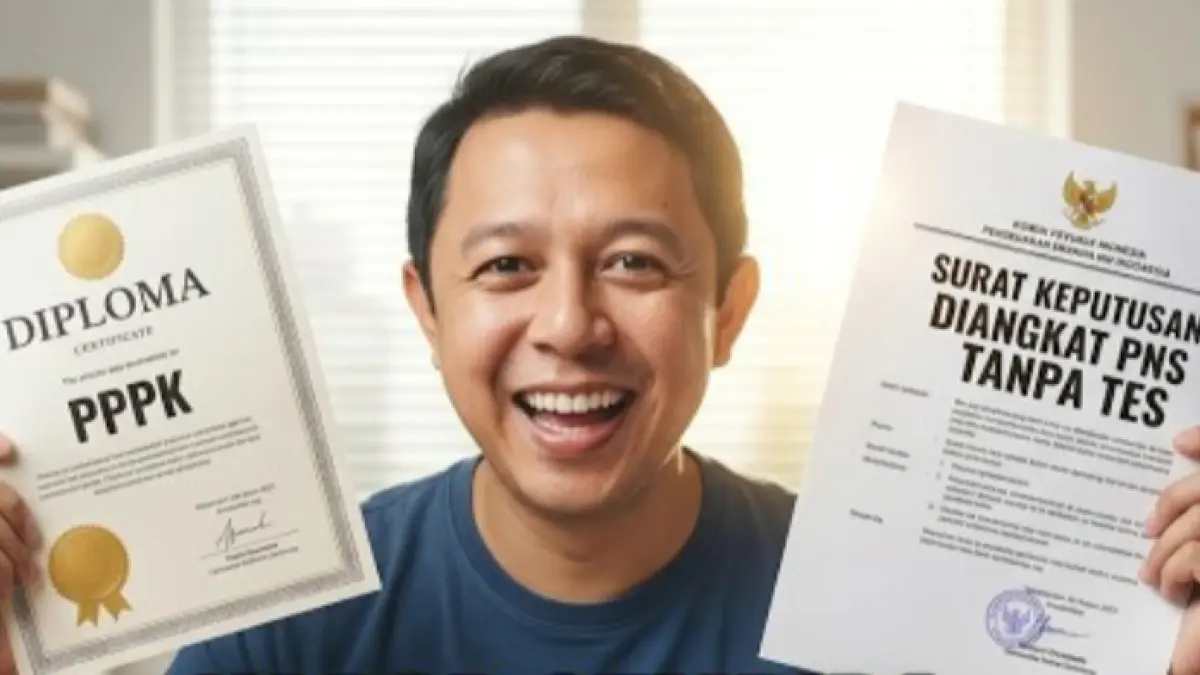 Ilustrasi pengangkatan PPPK. (YouTube Al Kholif) 