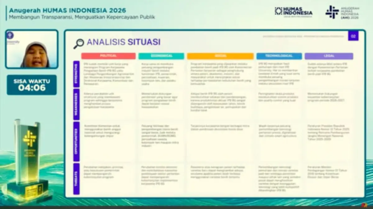 IPB University dalam penjurian AHI 2026.