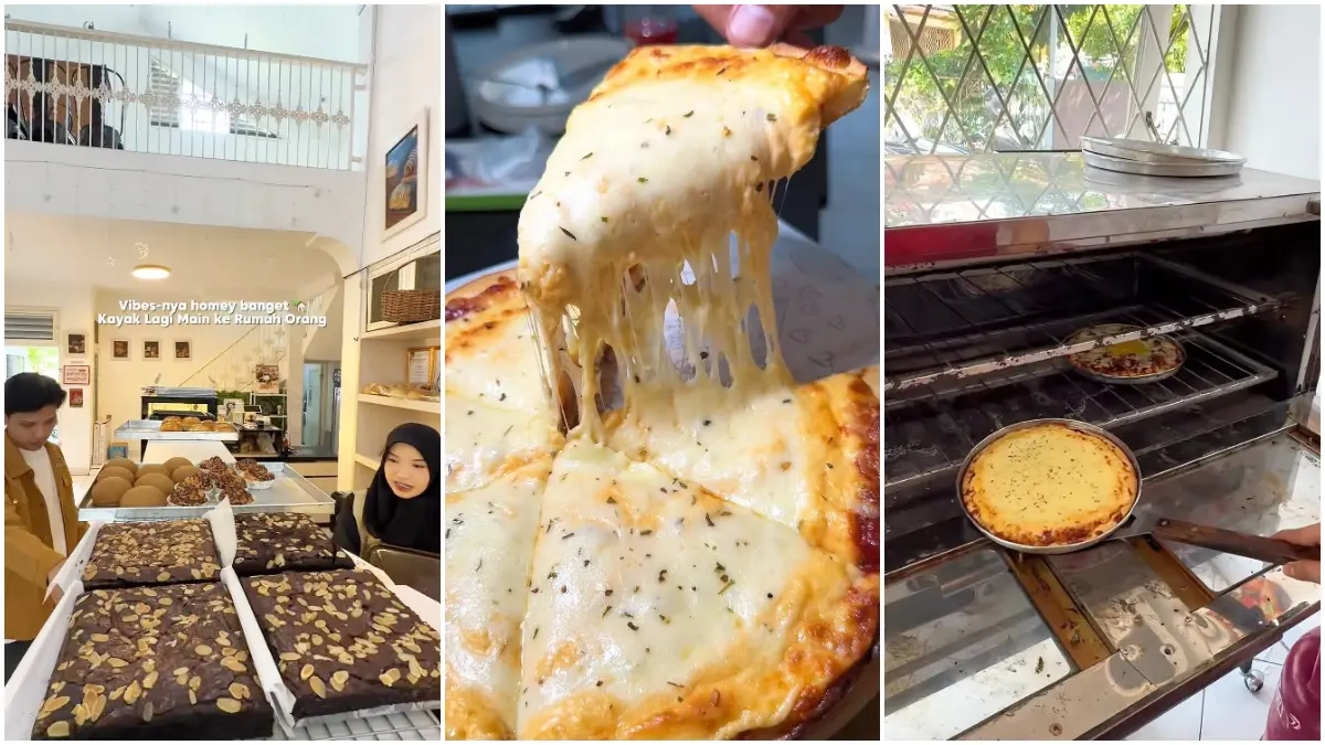 Suasana Dev Bakery & Pizza House di kawasan Cimanggu, Kota Bogor, yang mengusung konsep rumah bergaya vintage dan terasa homey.
(Foto: Instagram @enjoybogor) 