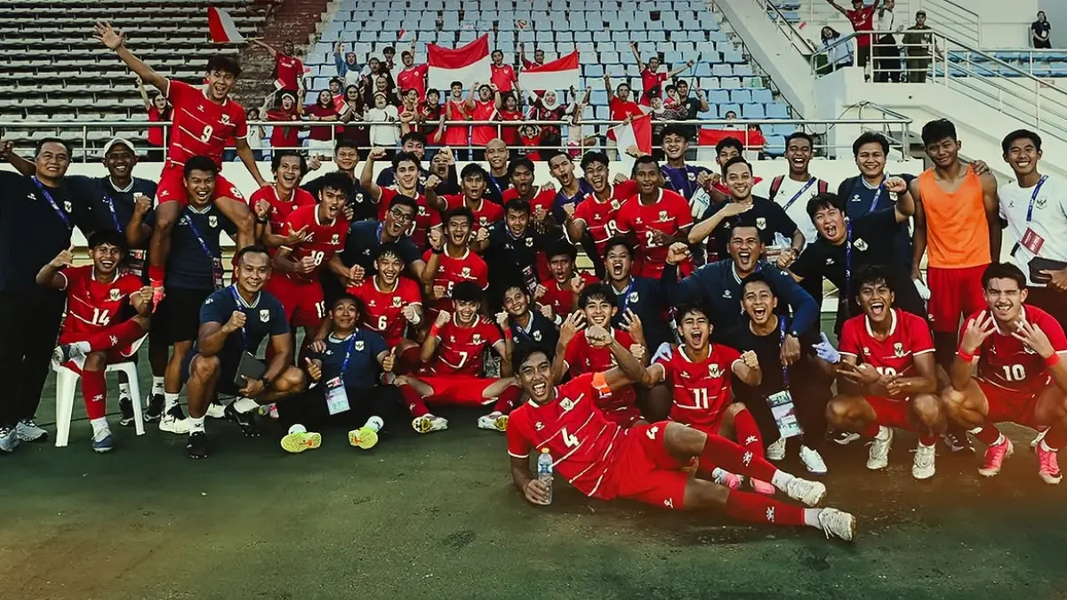 Timnas Indonesia U-20 juara grup di Piala Asia U-20 2027.