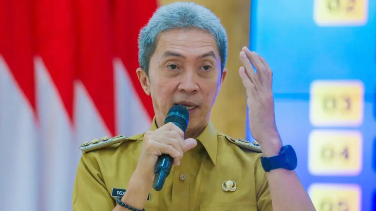 Wali Kota Bogor Dedie A Rachim menyampaikan terkait kegiatan belajar mengajar siswa. (Dok. Pemkot Bogor)