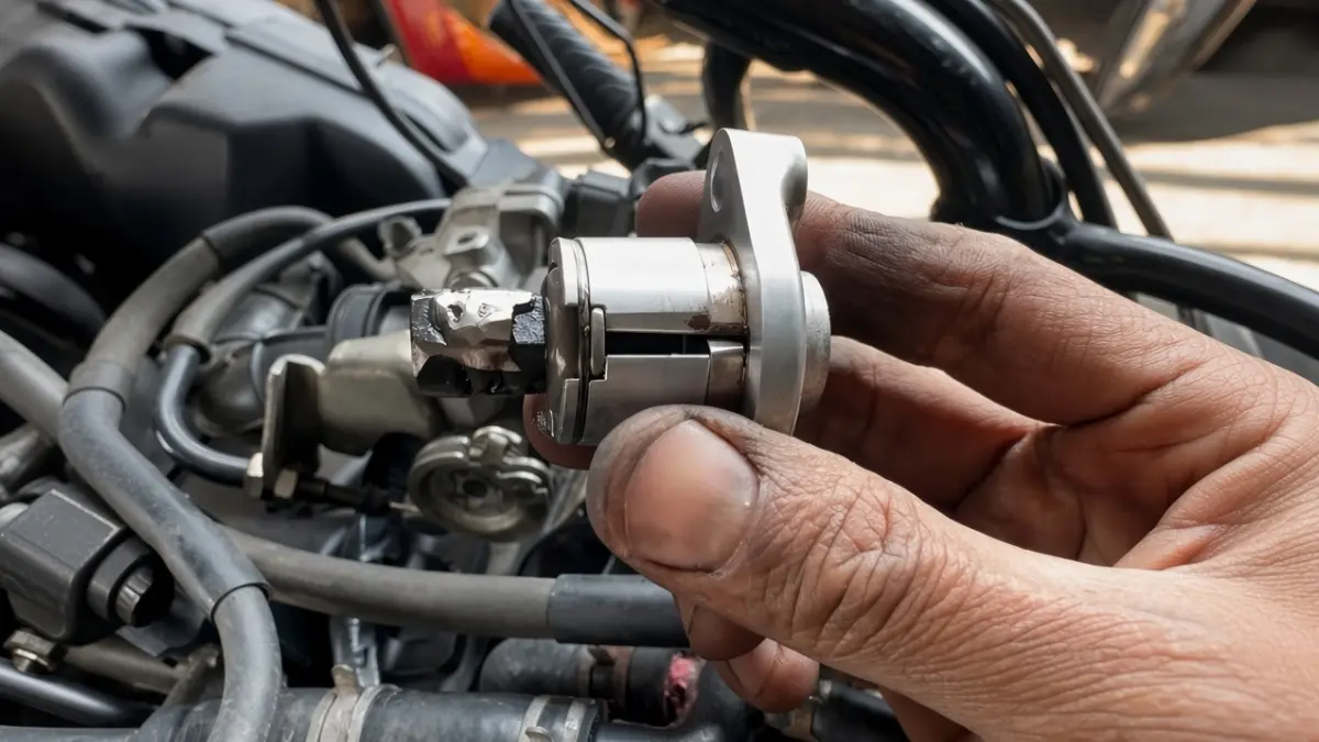 Setelan kamprat rantai keteng kepanjangan, penyebab berat saat distarter. (YouTube Yunus motor)