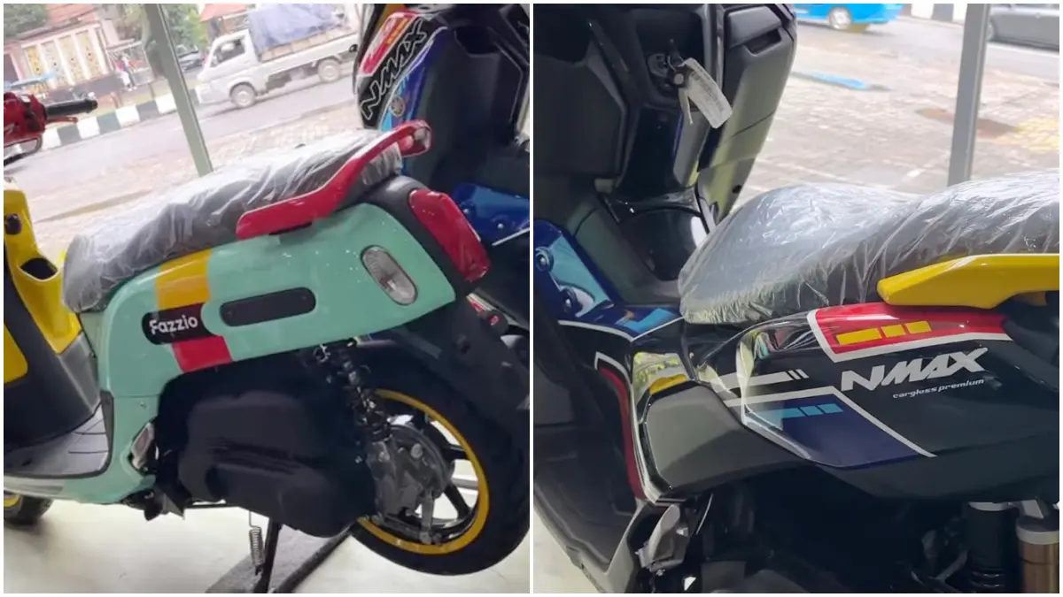Tampilan Motor Custom di Dealer Yamaha Cibinong. (Foto: Kanal Youtube OTOMOTIF TV)