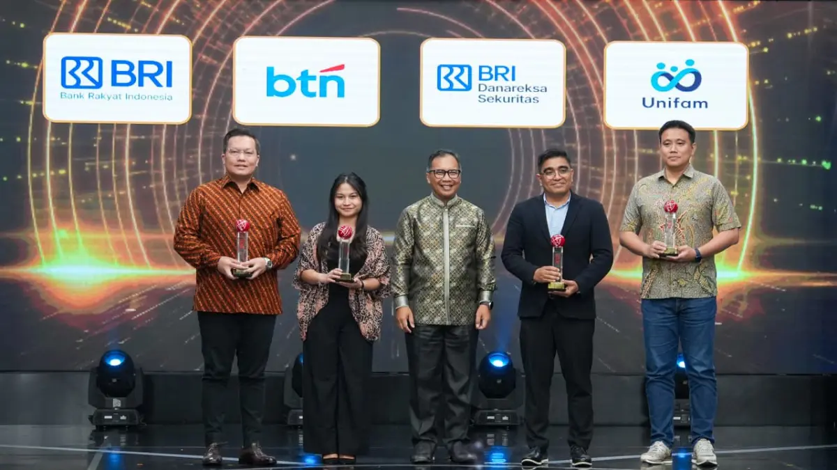 Anugerah Inovasi Indonesia yang diterima BRImo. Foto: BRI for Radar Bogor