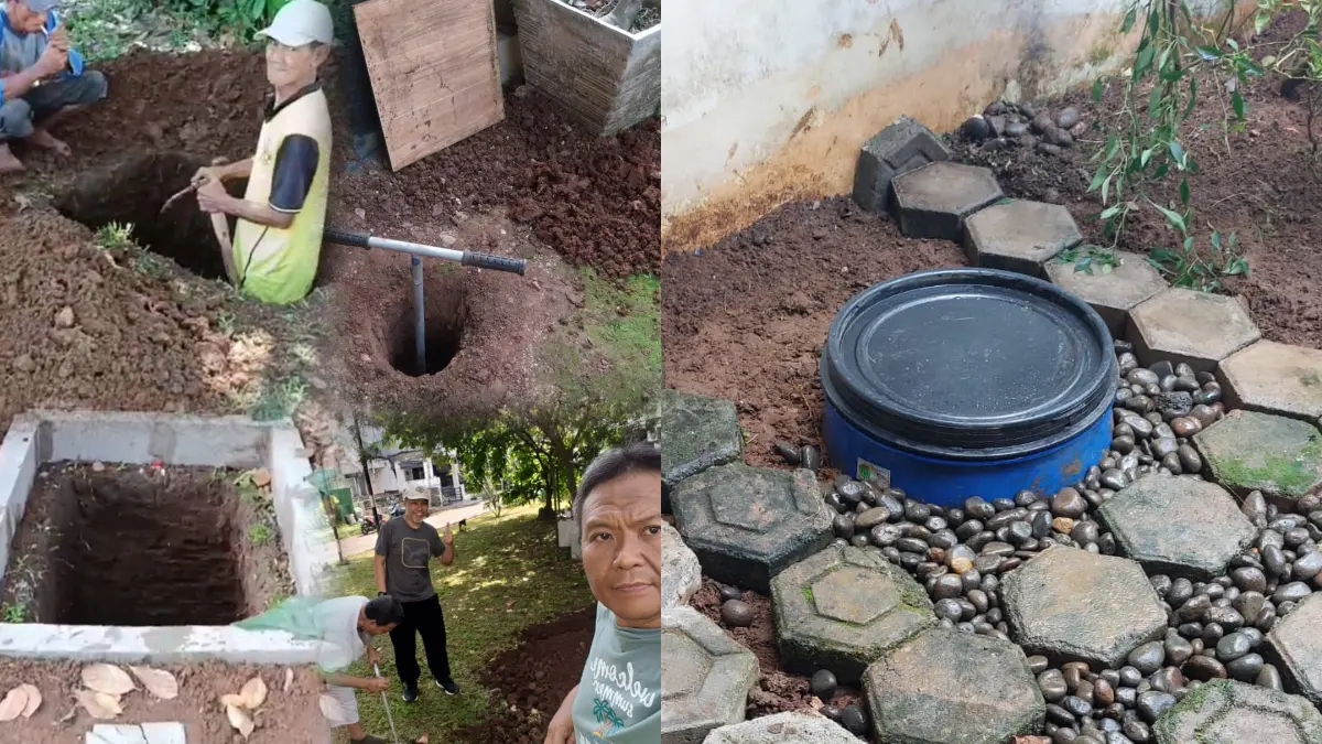 Komposter komunal hingga gentong biopori di RW 09 Taman Yasmin Sektor 6, Kota Bogor.