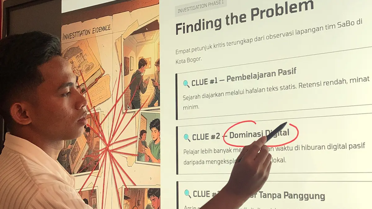 SaBo atau Saba Bogor adalah platform web interaktif berkonsep gamifikasi.