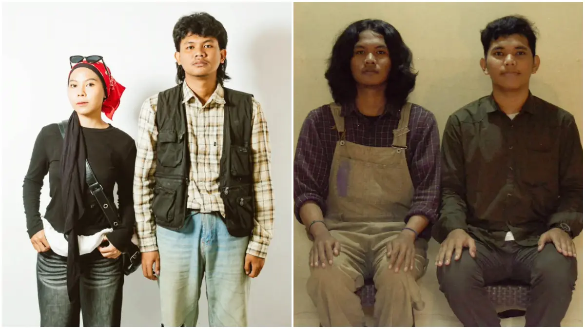 Fashion khas 90 an yang ini mulai digandrungi. (Foto : Dok Pribadi for Radar Bogor)