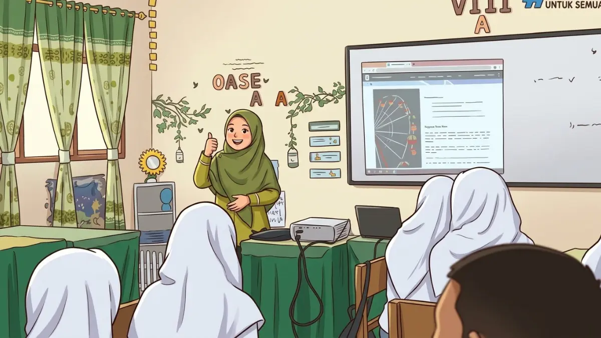 Ilustrasi guru yang menerima TPG Juli 2026 (YouTube Kemdikdasmen/Diolah dengan Gemini AI)