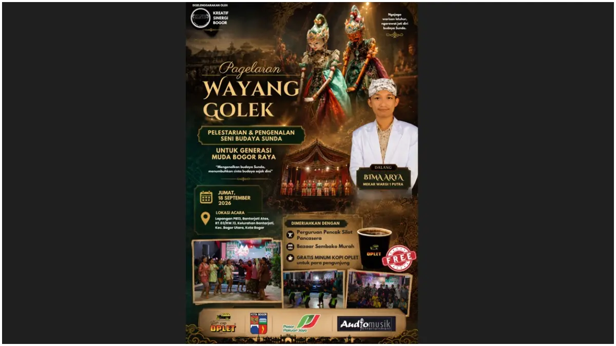 Pagelaran Wayang Golek : Pelestarian dan Pengenalan Seni Budaya Sunda untuk Generasi Muda Bogor Raya