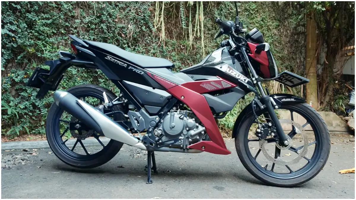 Tampilan Suzuki Satria F150 FI Pro 2026.  (Foto: Kanal Youtube Den Dimas)