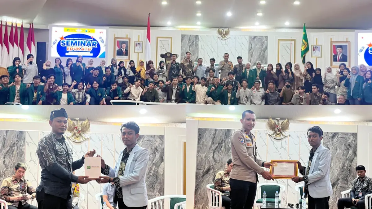 FKMB saat menggelar seminar edukatif di Auditorium Sekretaris Daerah, Cibinong, Kabupaten Bogor. (Dok. FKMB)