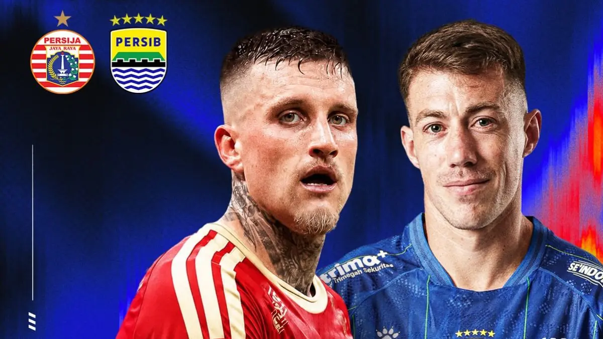 Ilustrasi Persija Jakarta vs Persib Bandung. (Instagram @bandungfootball)