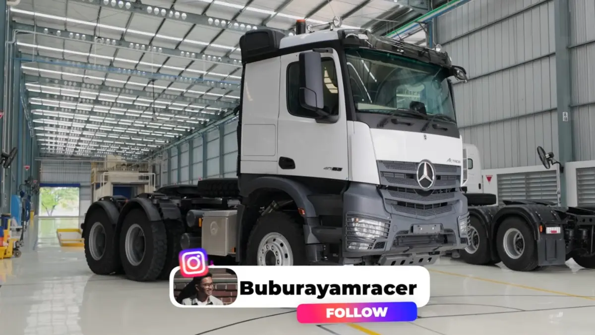 Mercedes Benz Actros 4063. Foto: tangkapan layar YouTube Den Dimas