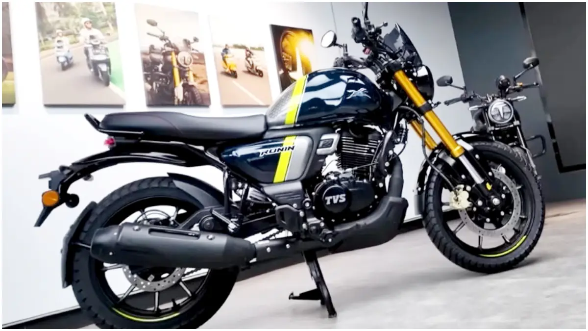 Tampilan TVS Ronin Midnight Blue. (Foto: OTOMOTIF TV)