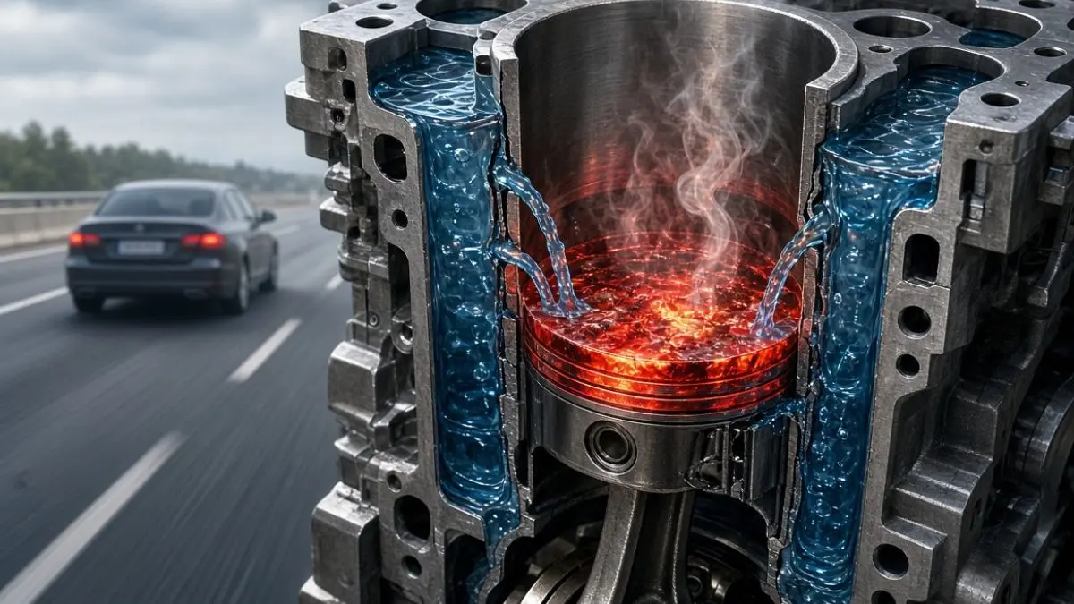 Ilustrasi Overheat ulang pasca ganti boring mesin (YouTube AHA pedia)