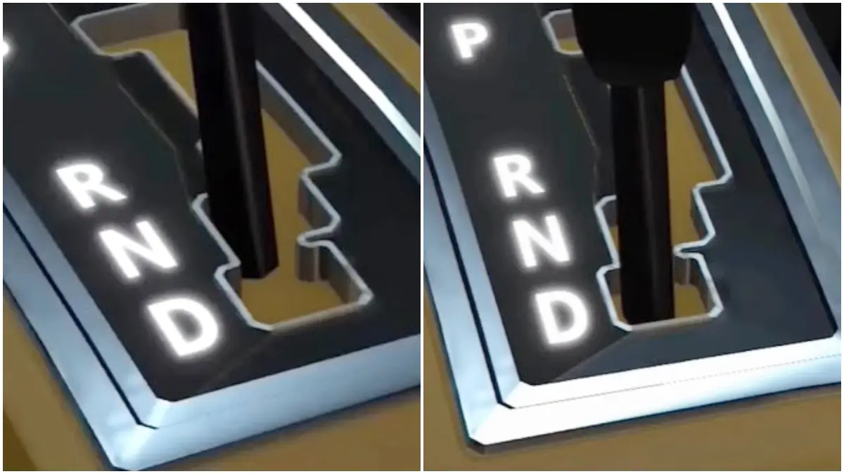 Ilustrasi tuas transmisi mobil matic. (Foto: Kanal YouTube Tutor Nyetir)