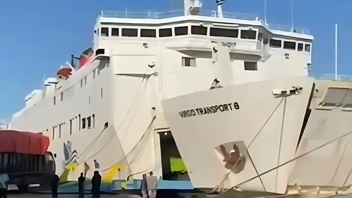 Kapal Virgo Transport 8 sebelum terjadi kecelakaan.