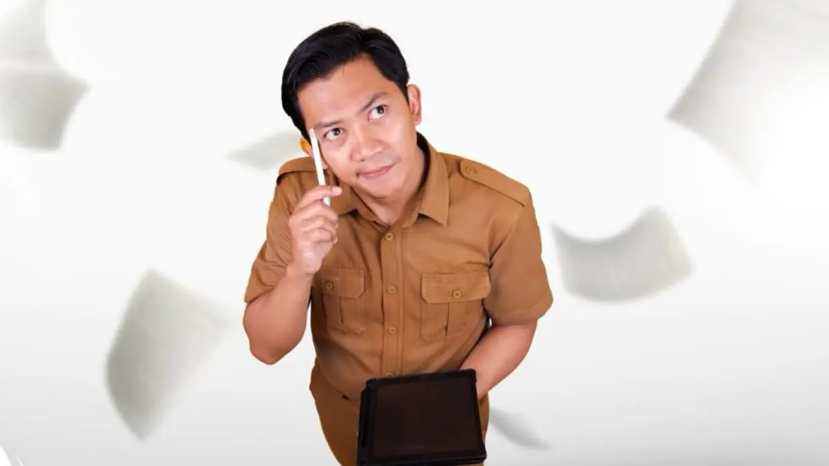 Ilustrasi sanki untuk PPPK dan PNS yang bolos kerja. (Instagram @birokesrajabar)
