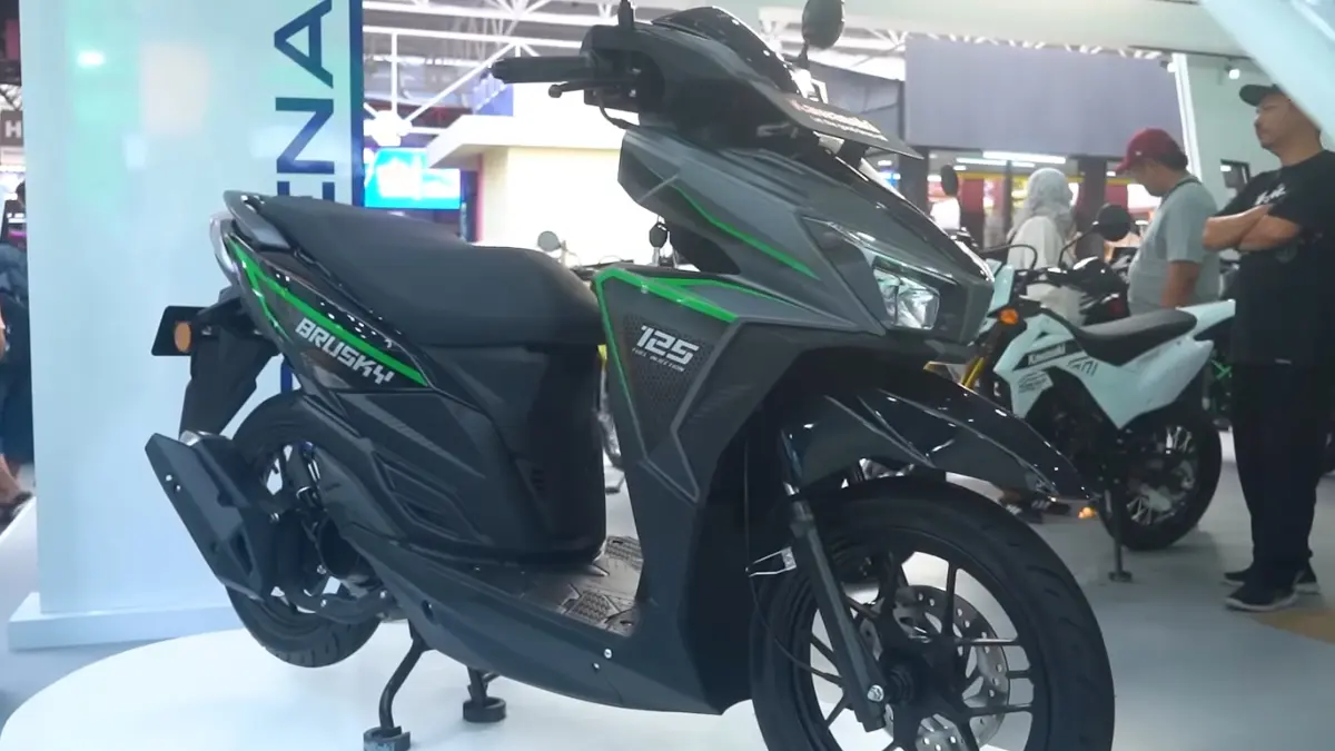 Motor matic Modenas Brusky 125 (YouTube Otomotif TV)