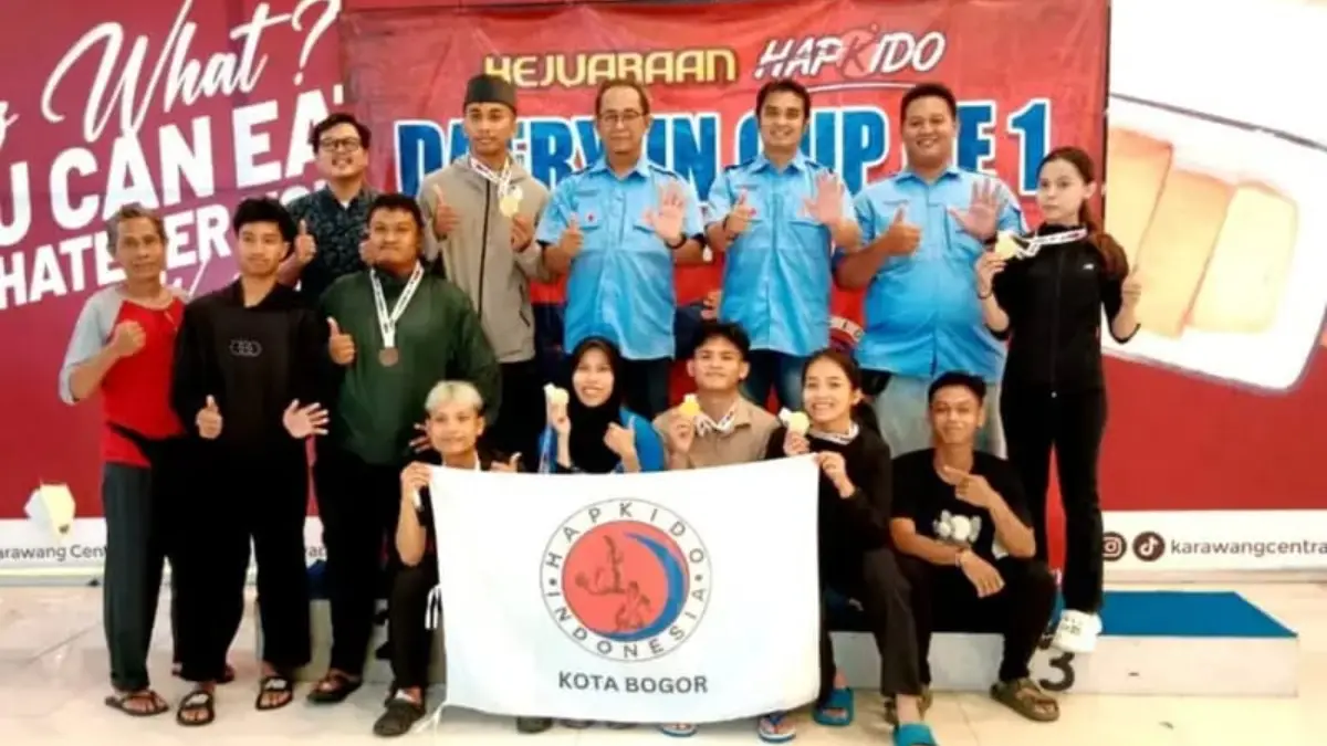 Tim Hapkido Kota Bogor saat meraih prestasi di Kejurda Jawa Barat beberapa waktu lalu. (Dok. Hapkido Kota Bogor)