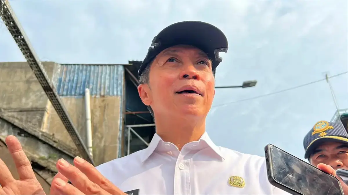 Wali Kota Bogor Dedie A Rachim saat menyampaikan keterangan. (Fauzan/Radar Bogor)