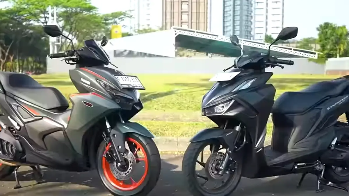 Komparasi motor Vario Evo 160 vs Aerox Alpha Turbo (YouTube Otomotif TV)
