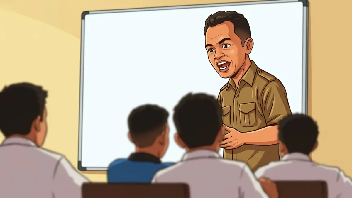 Ilustrasi guru yang akan menerima TPG September 2026 (YouTube Kemdikdasmen/Diolah dengan Gemini AI)