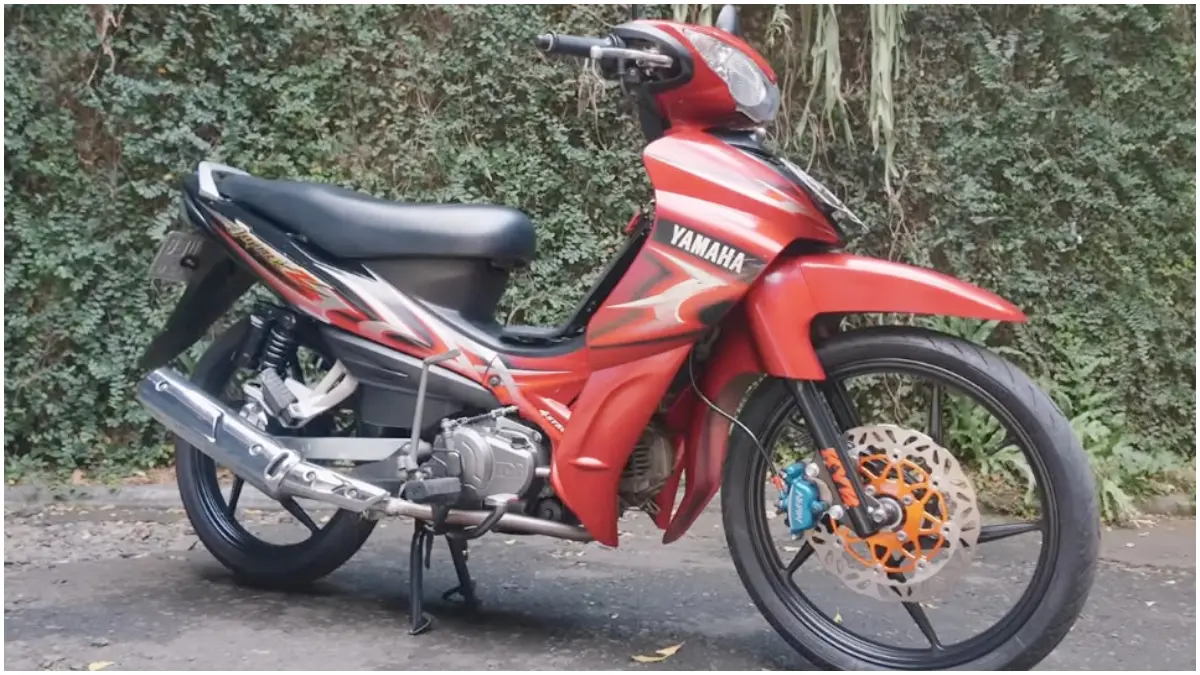 Tampilan Yamaha Jupiter Z Burhan Milik Mas Dugi. (Foto: Kanal YouTube Den Dimas)