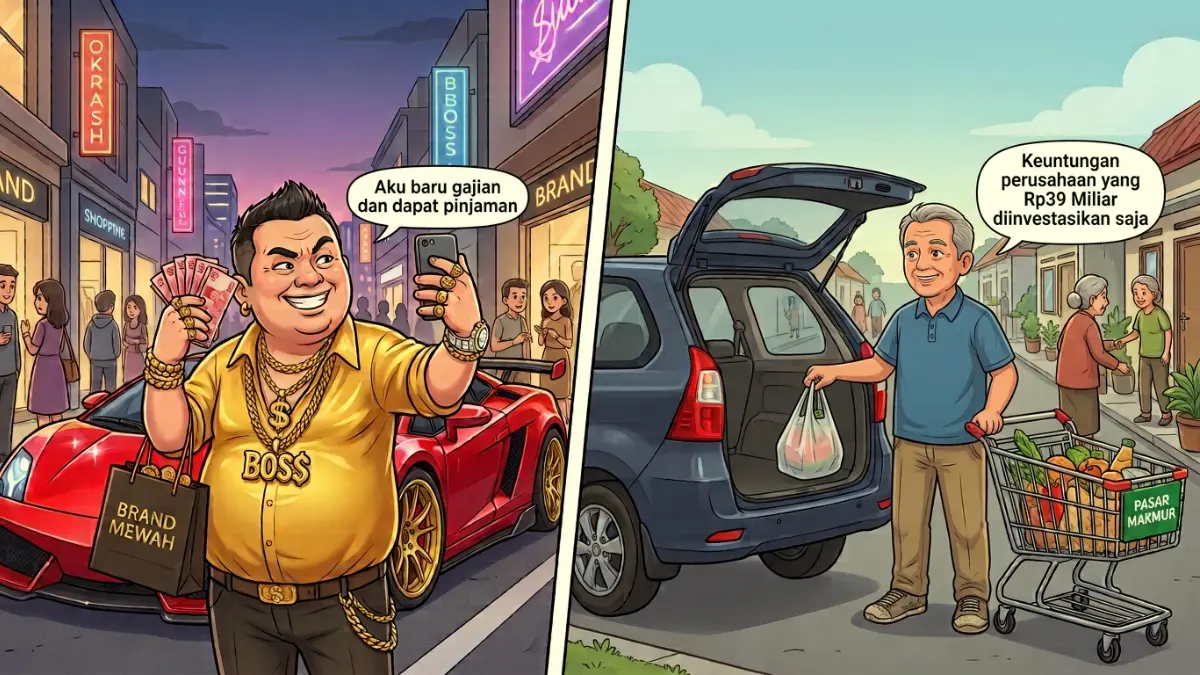 Orang yang miliki banyak kekayaan jarang pamer.