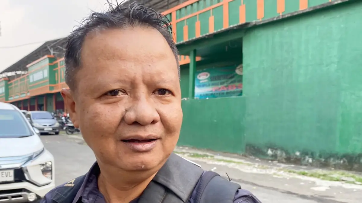 Pelaksana Kurikulum SD/SMP Dinas Pendidikan Kabupaten Bogor, Muhammad Faizal saat menyampaikan keterangan kepada wartawan. (Muhammad Ali/Radar Bogor