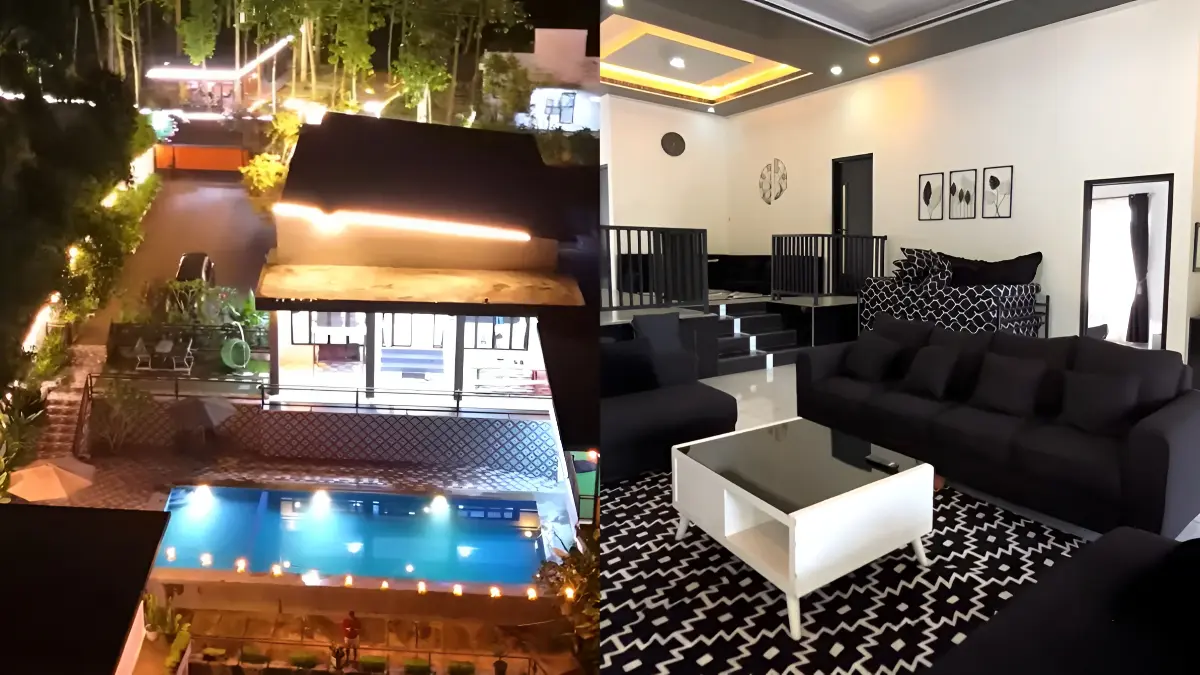 Staycation di Villa Hitam Putih (YouTube Friska Yeni)