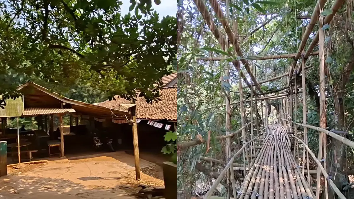 Warung Mendu dan Jembatan Bambu (YouTube Plesiran asik)