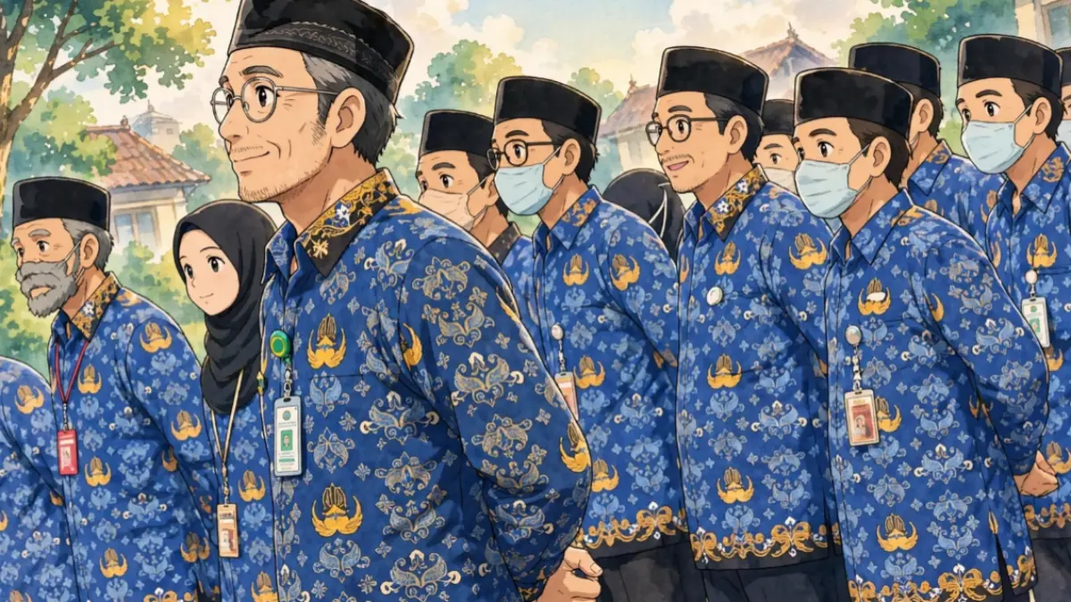Ilustrasi PPPK kini tidak perlu khawatir akan gaji, sudah alokasi APBN 2027 (Foto: Instagram/@jadipppkofficial, diolah Meta AI).