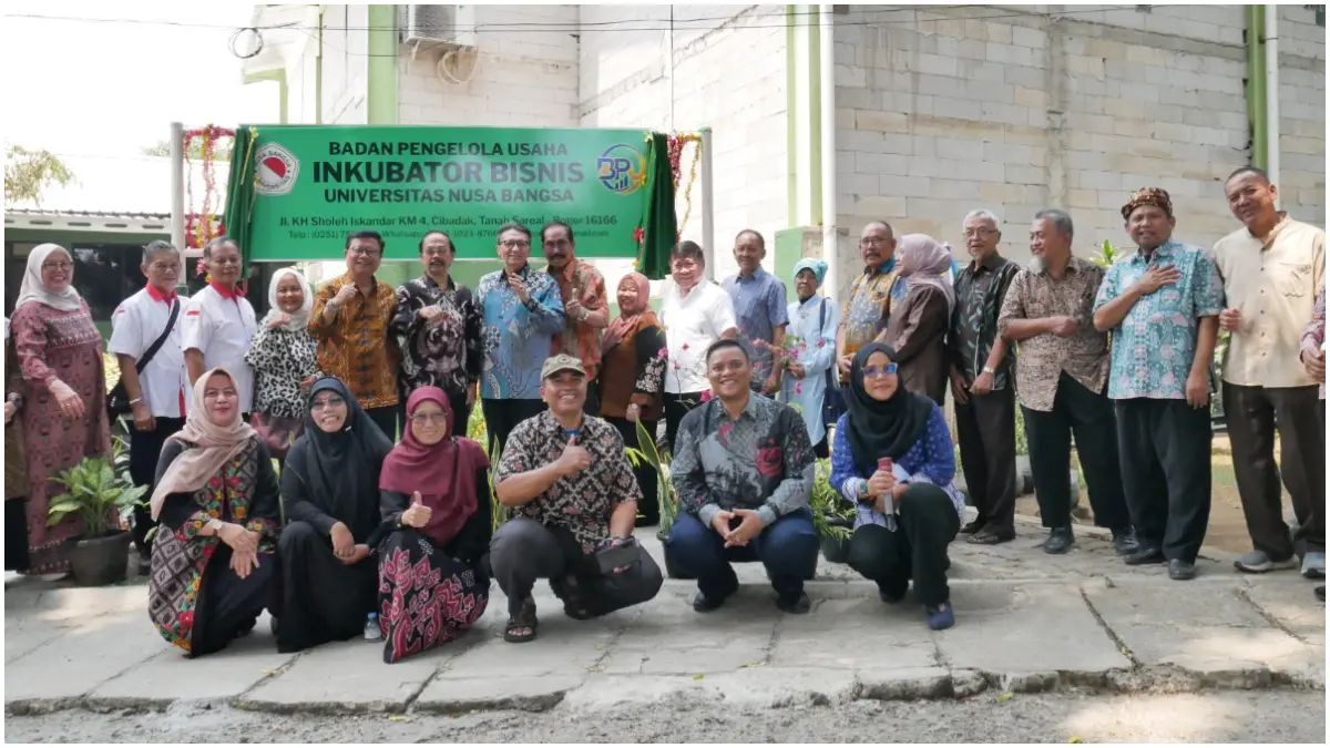 Suasana peresmian Inkubator Bisnis UNB Bogor. (Foto : UNB for Radar Bogor)