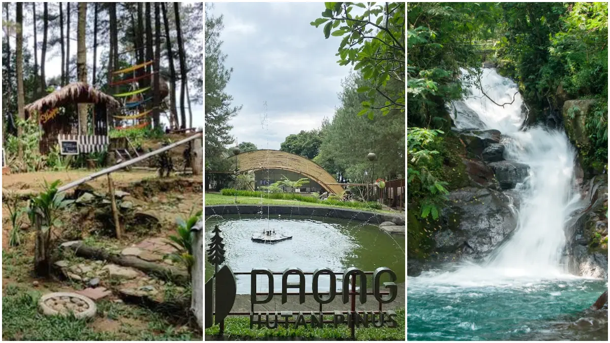 Rekomendasi wisata alam di Bogor. (Foto: tiket.com, taveloka)