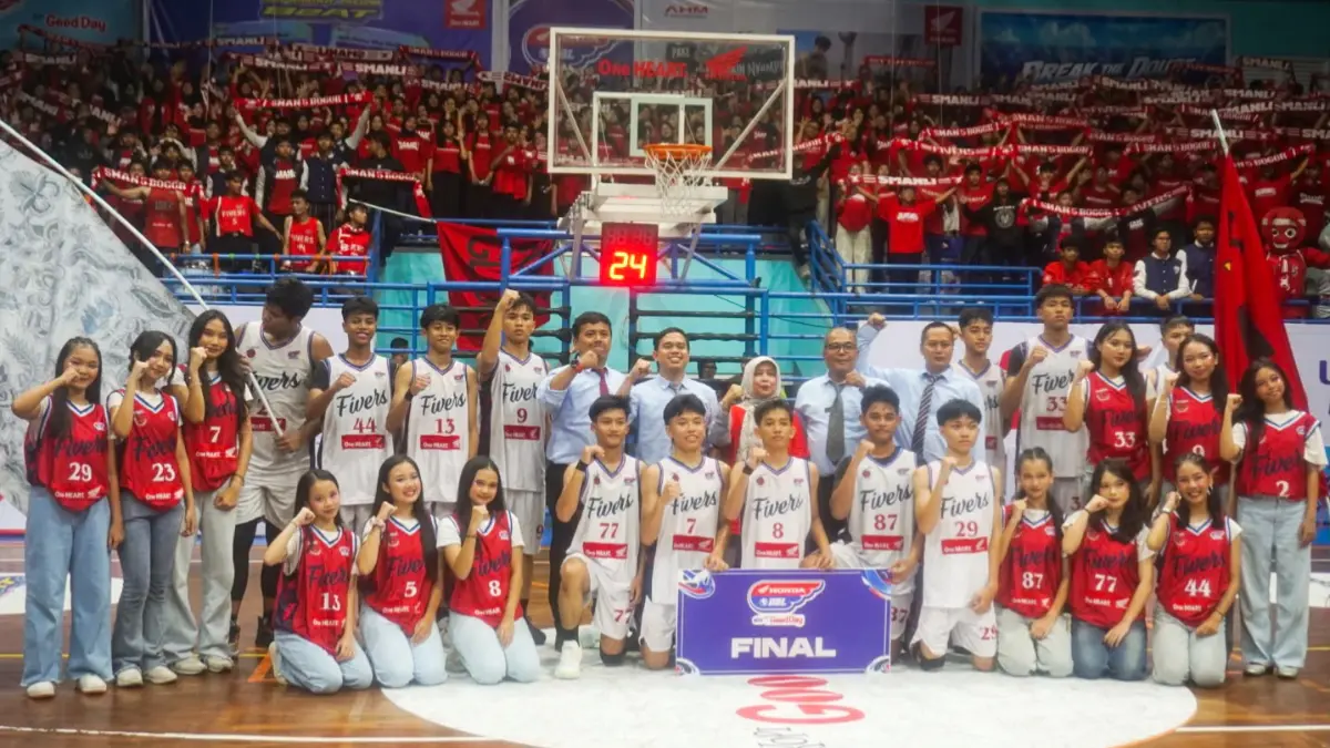 SMAN 5 Kota Bogor atau Fivers menjadi salah satu finalis Honda DBL with Kopi Good Day 2026 West Java-West. (Raissa/ Radar Bogor)