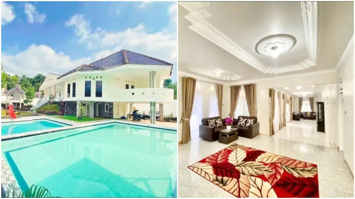 Suasana Green T Village, villa murah di kawasan Puncak Bogor yang dapat menampung hingga 40 orang. (Foto: tiket.com)
