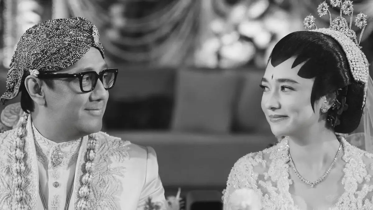 Foto pernikahan Andre Taulany dan Amanda Rigby (Instagram @andreastaulany)