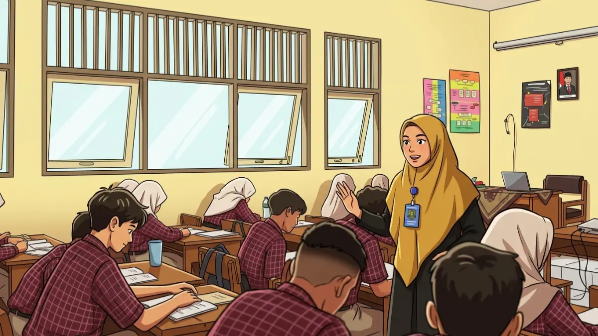 Ilustrasi guru yang akan menerima TPG September 2026 (YouTube PPG Kemendikdasmen/Diolah dengan Gemini AI)