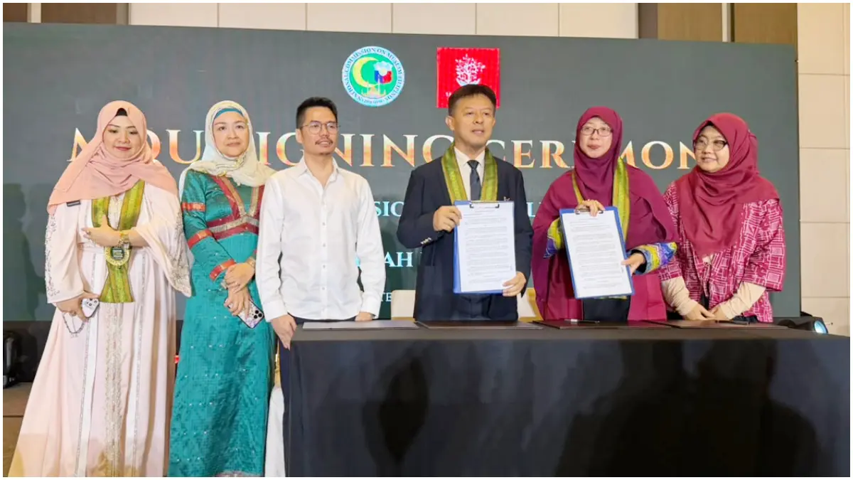 Penandatanganan MoU Sakinah Finance bersama National Commission on Muslim Filipinos (NCMF).