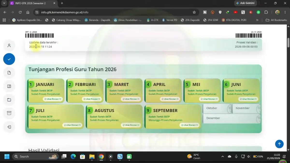 Tampilan SKTP di Info GTK. (Youtube
