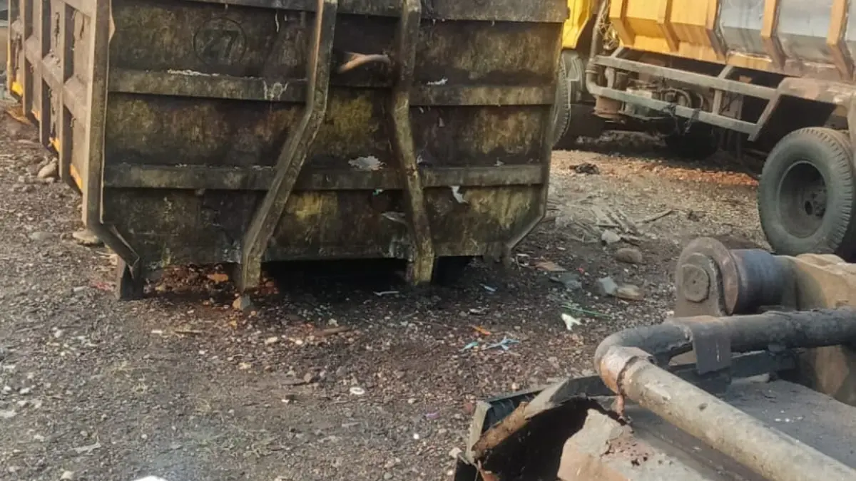 Bak sampah yang rusak, kini sudah ditarik dan disimpan di kantor DLH (Dok. DLH Kota Bogor)